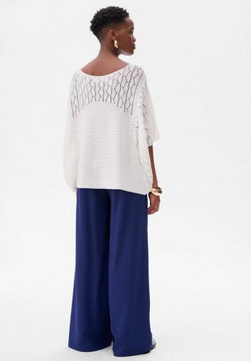 Пуловер с рукавом три четверти