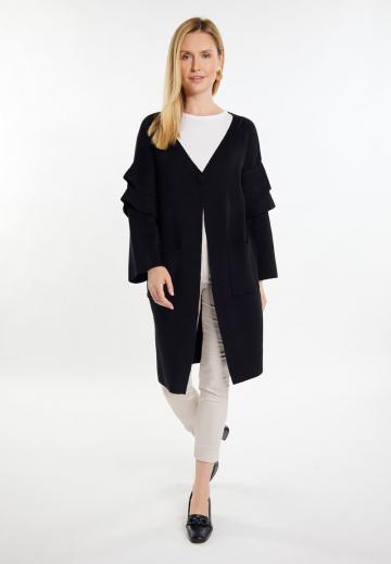 Длинный жилет