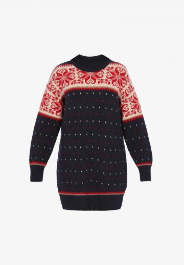 Вязаное платье