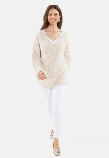 Длинный пуловер