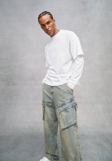 Прямые джинсы