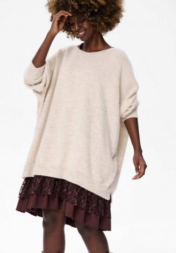 Длинный пуловер