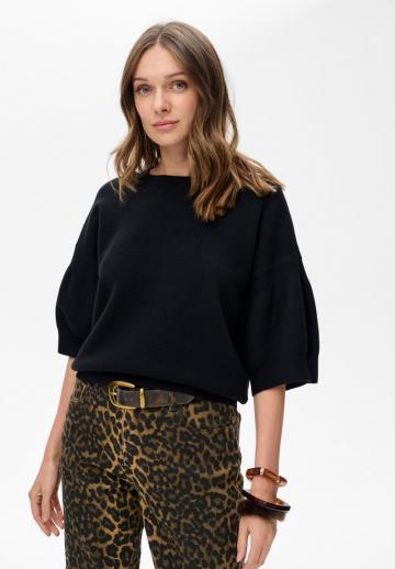 Пуловер с рукавом три четверти