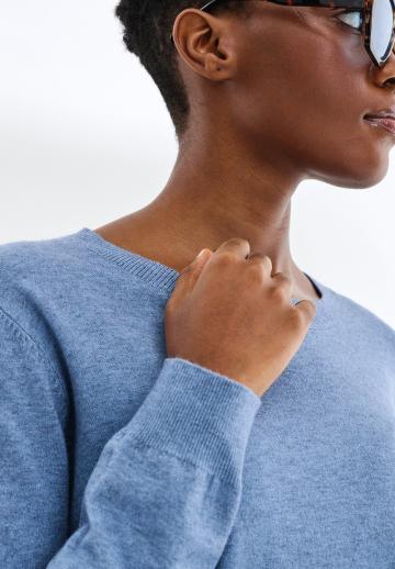 Длинный пуловер