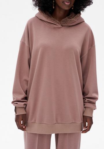 Пуловер с капюшоном