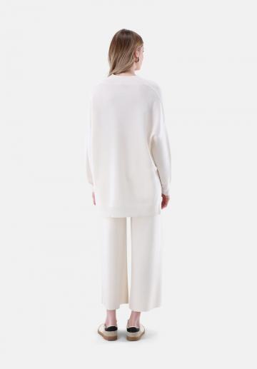 Длинный пуловер