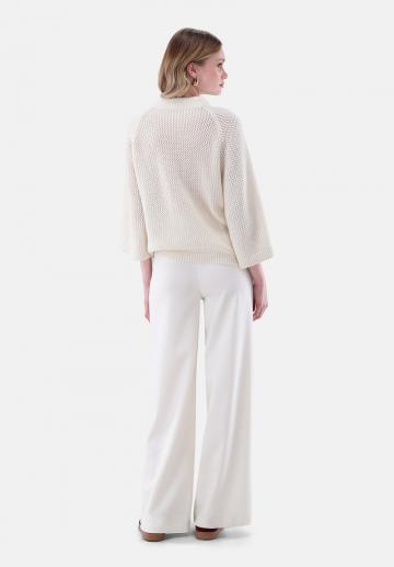 Пуловер с рукавом три четверти