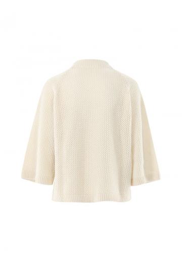 Пуловер с рукавом три четверти