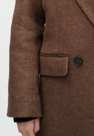 Шерстяное пальто