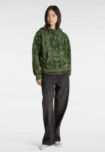 Пуловер с капюшоном