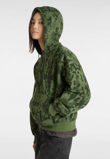 Пуловер с капюшоном