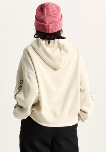 Пуловер с капюшоном