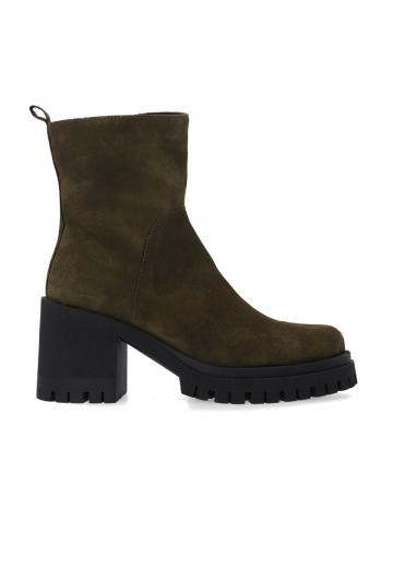 Полусапожки на высоком каблуке