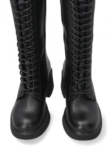 Сапоги на шнуровке