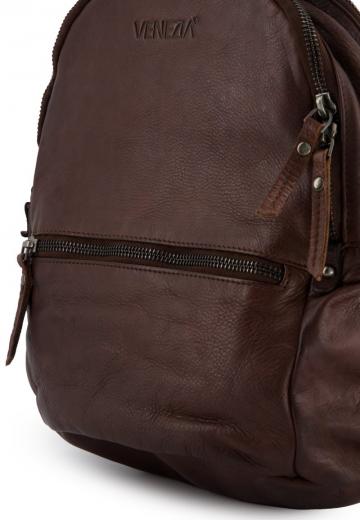 Кожаный рюкзак