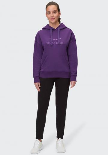 Пуловер с капюшоном