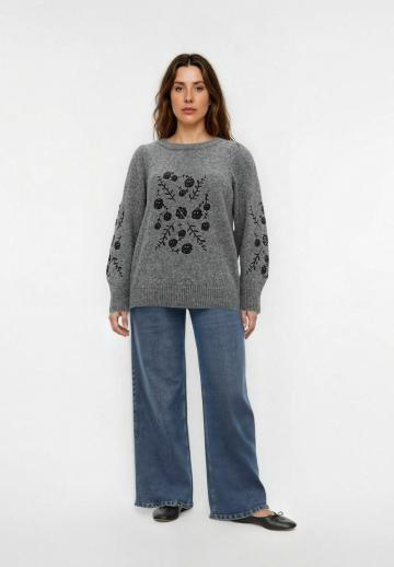 Длинный пуловер