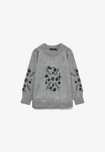 Длинный пуловер