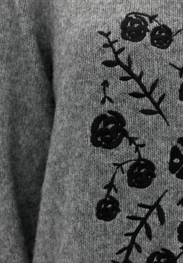 Длинный пуловер