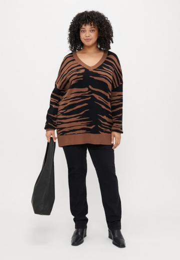 Длинный пуловер