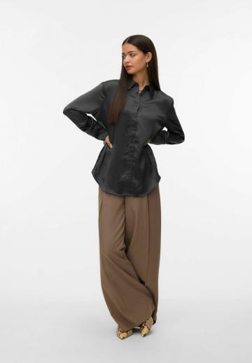 Атласная блузка
