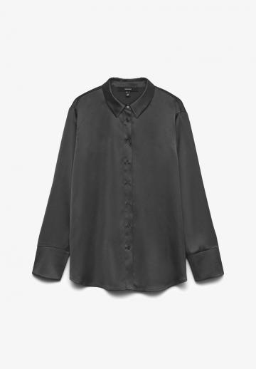 Атласная блузка