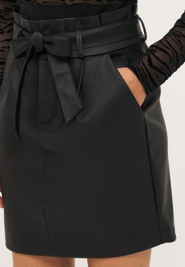 Кожаная юбка