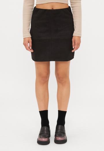 Кожаная юбка