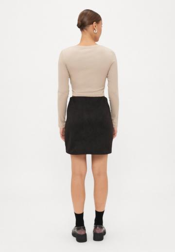 Кожаная юбка