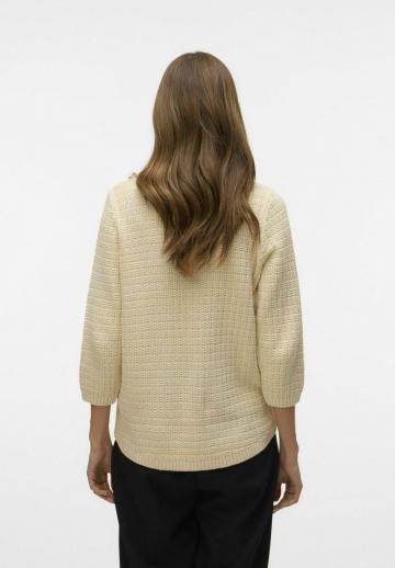 Пуловер с рукавом три четверти