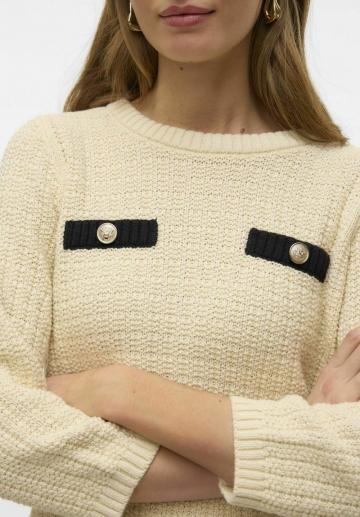 Пуловер с рукавом три четверти