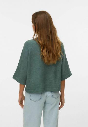 Пуловер с рукавом три четверти