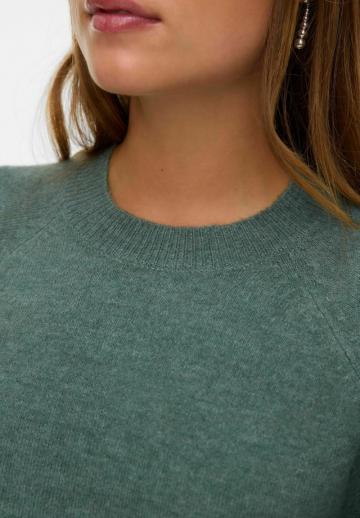 Пуловер с рукавом три четверти