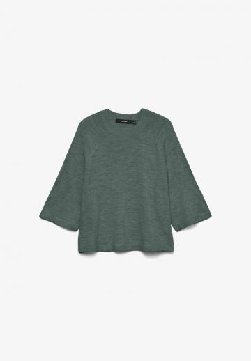 Пуловер с рукавом три четверти