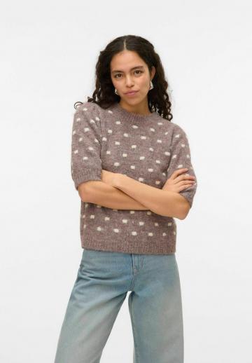 Пуловер с коротким рукавом