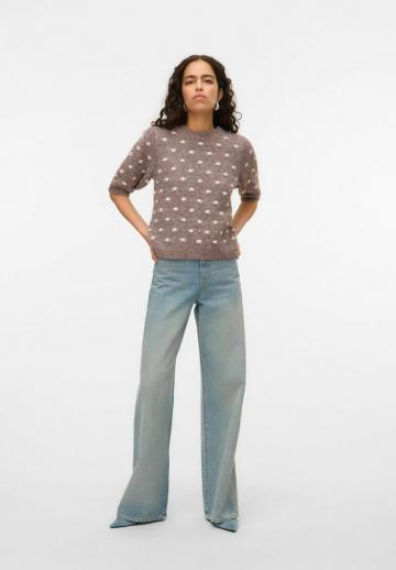 Пуловер с коротким рукавом