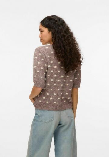 Пуловер с коротким рукавом