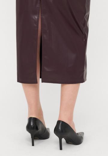 Кожаная юбка