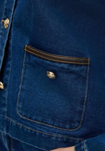 Джинсовый комбинезон