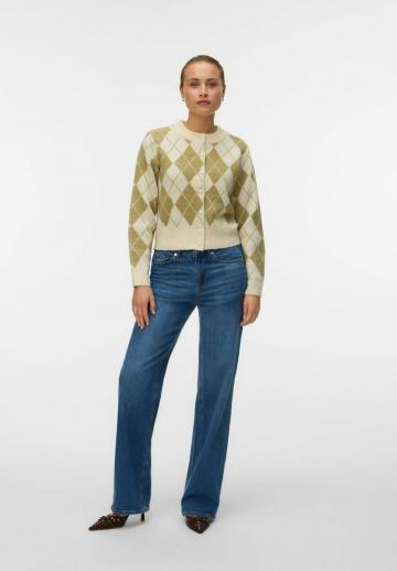 Жаккардовая вязаная кофта