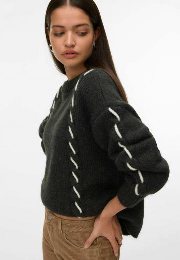 Длинный пуловер