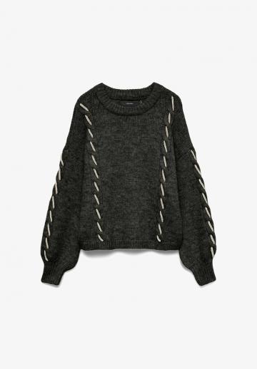 Длинный пуловер