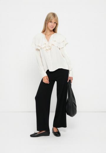 Атласная блузка