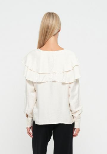 Атласная блузка