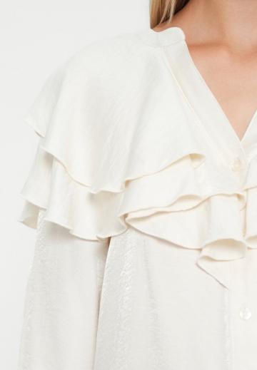 Атласная блузка