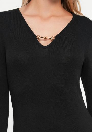 Вязаное платье