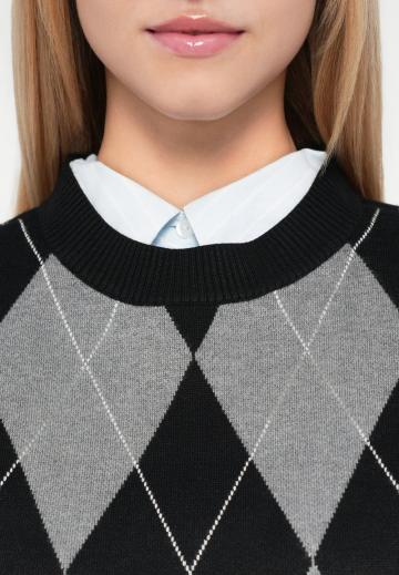 Пуловер без рукавов