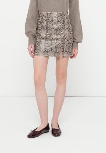 Кожаная юбка