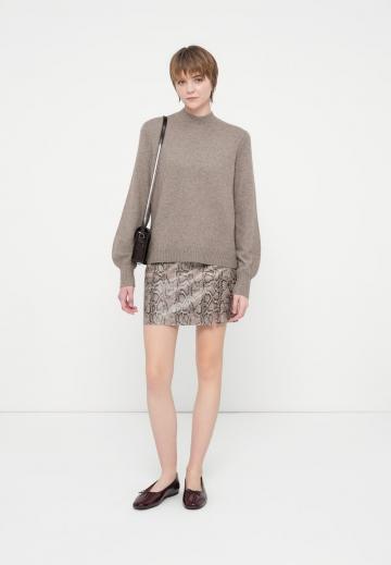 Кожаная юбка