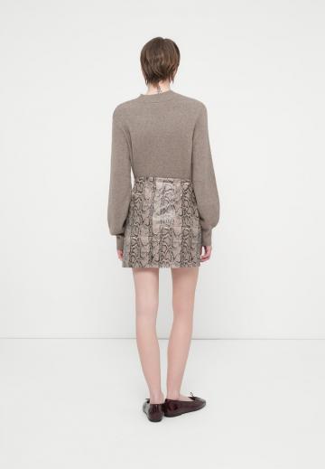 Кожаная юбка